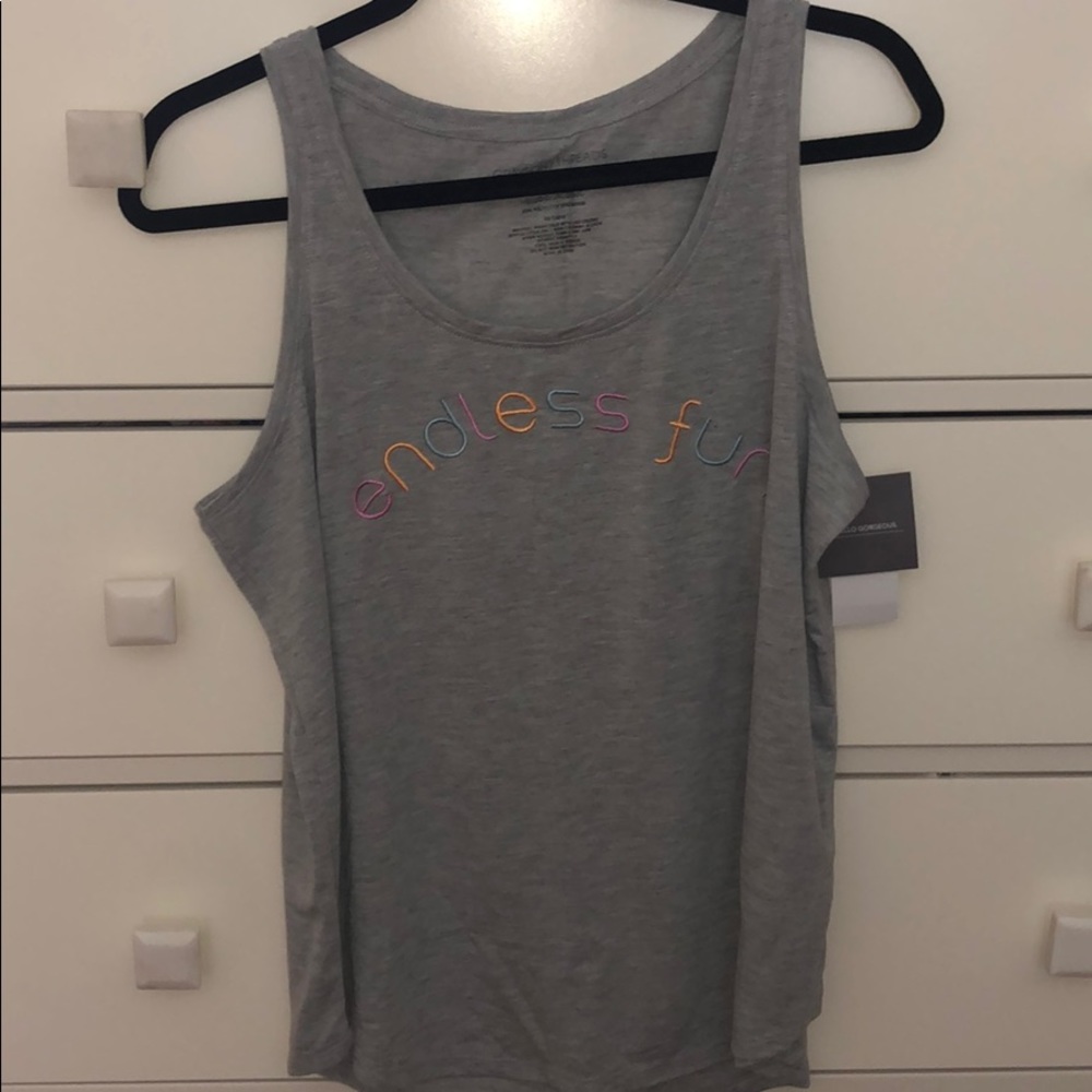 Endless Fun Graphic Tank - Grey, L